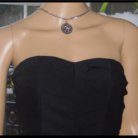 🌹FOREVER 21 BLACK TIERED MINI DRESS🌹 - Picture 3 of 3